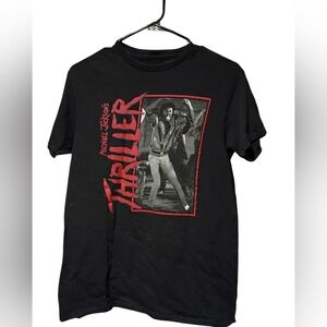 Men's Black Thriller Graphic Tee